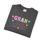 Grandma Floral T-Shirt — "GRAN is the sunshine that makes our family garden bloom with love"