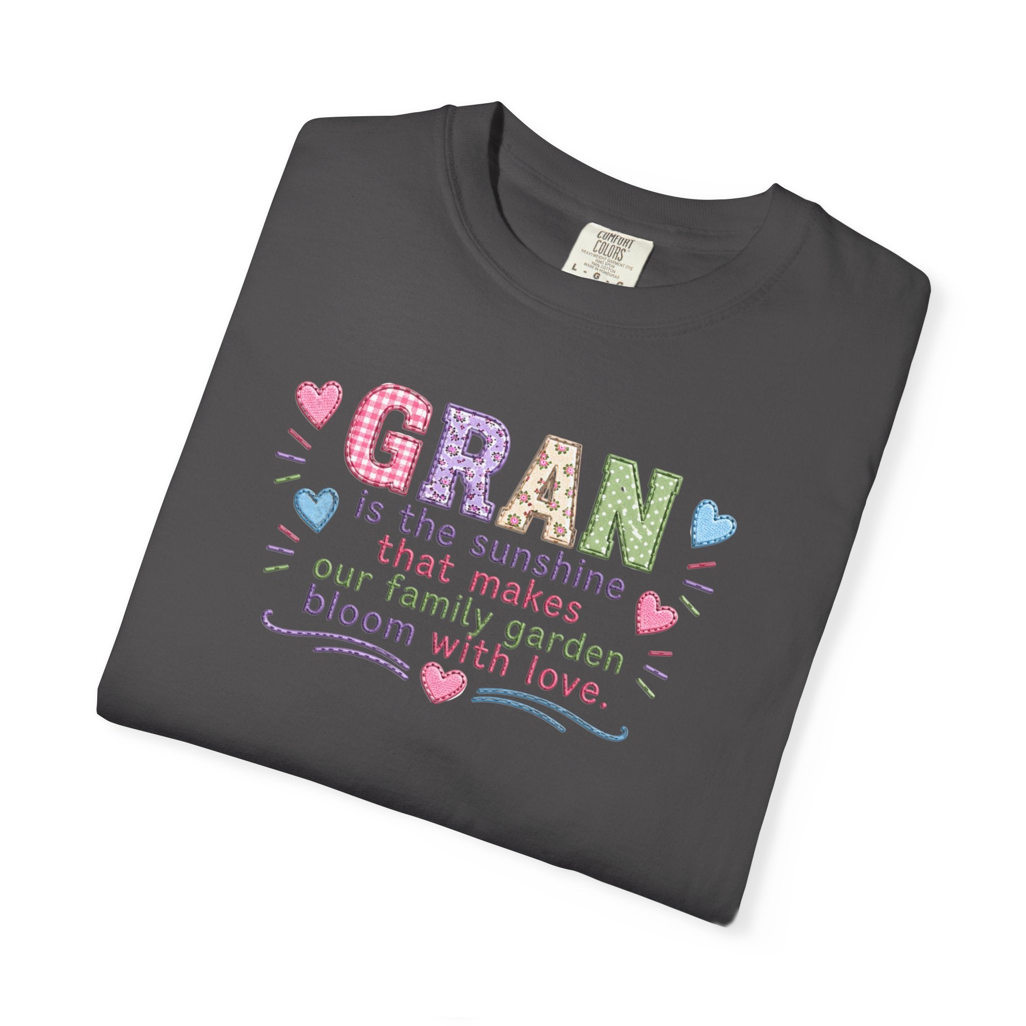 Grandma Floral T-Shirt — "GRAN is the sunshine that makes our family garden bloom with love"