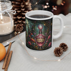 Fantasy Fairy Tale Mug — Enchanted Garden Alice Illustration 11oz