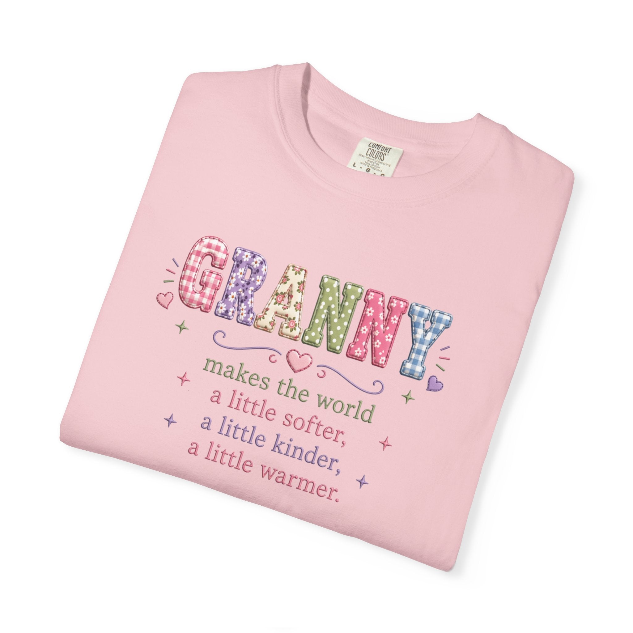 Granny Floral Graphic T-Shirt — "Granny makes the world a little softer, a little kinder, a little warmer"