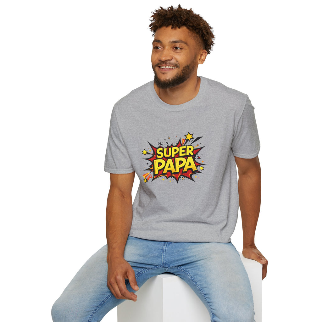 Super Papa Comic Graphic T-Shirt — Father’s Day Gift Tee