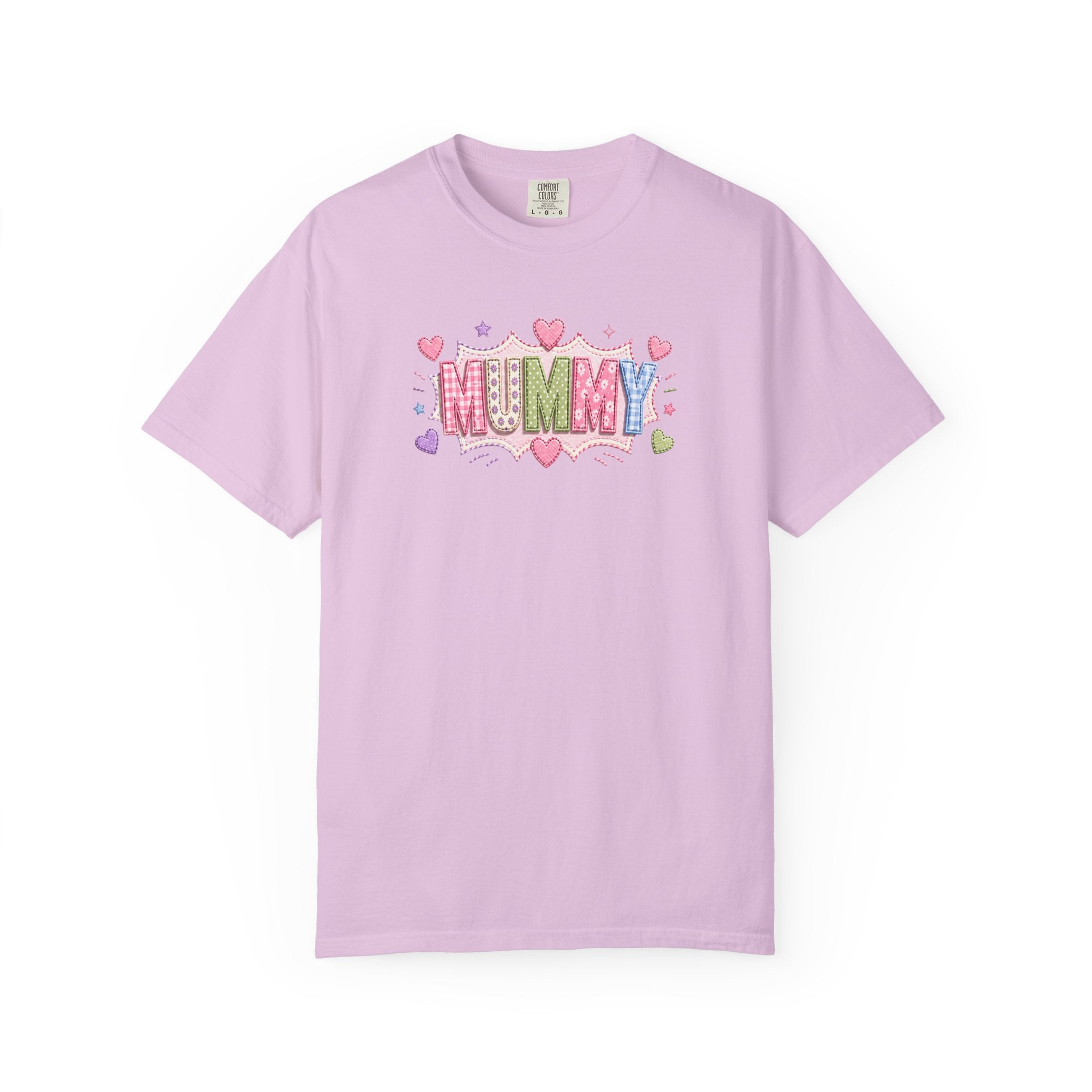 Mummy Heart Graphic T-Shirt — Cute Pastel ‘MUMMY’ Design, Mother’s Day Gift