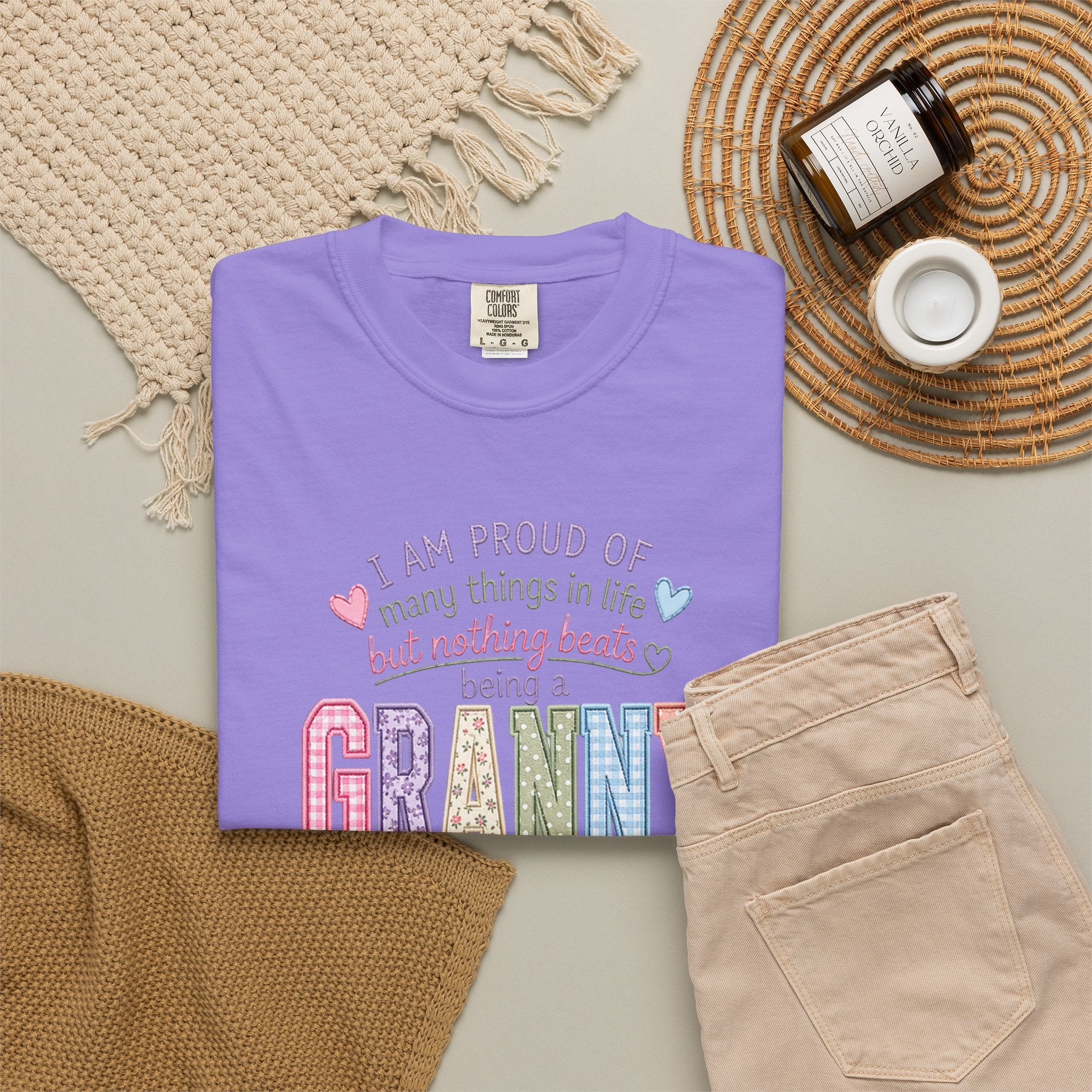 Granny Proud Tee — "I Am Proud of Many Things in Life But Nothing Beats Being a Granny"