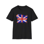 Union Jack Paint Brush UK Flag T-Shirt — British Pride Graphic Tee