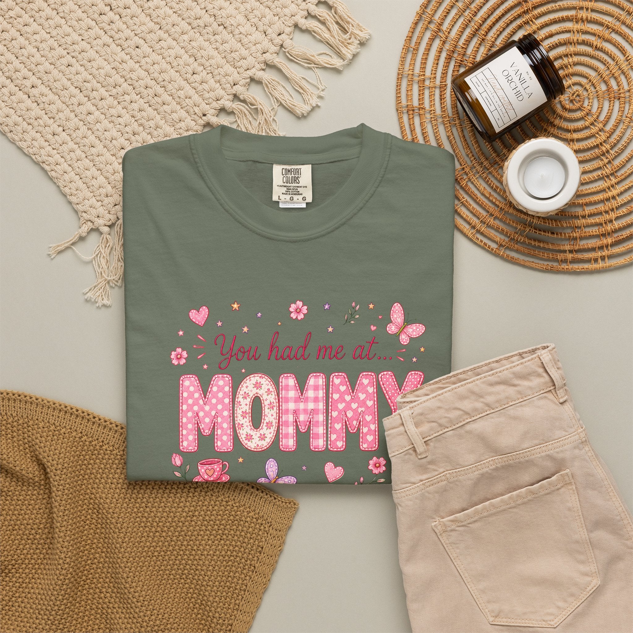 You Had Me at Mommy T-Shirt — Cute Pink Mommy Graphic Tee for New Moms & Mother's Day