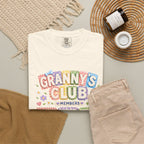 Granny's Club T-Shirt — Personalized Grandma Member Floral Tee