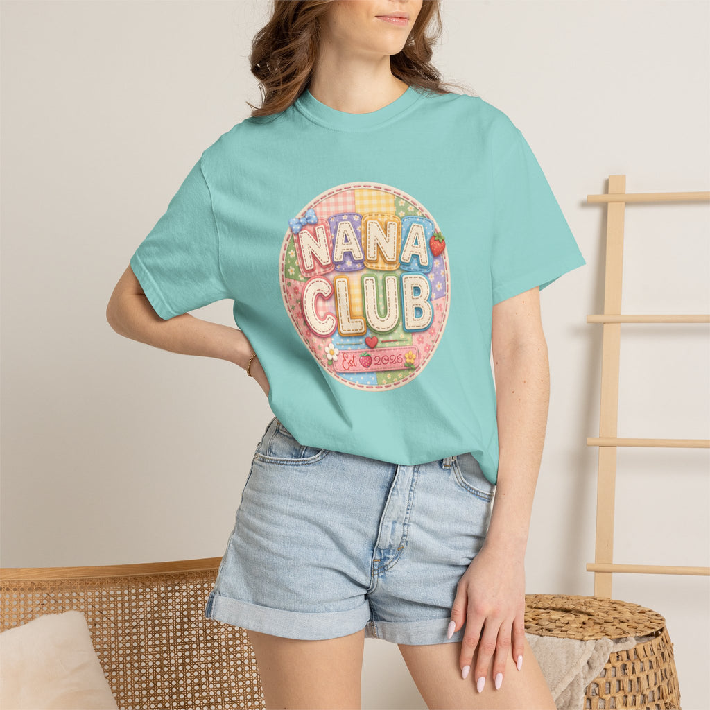 Nana Club T-Shirt — Retro Pastel Grandma Gift Tee