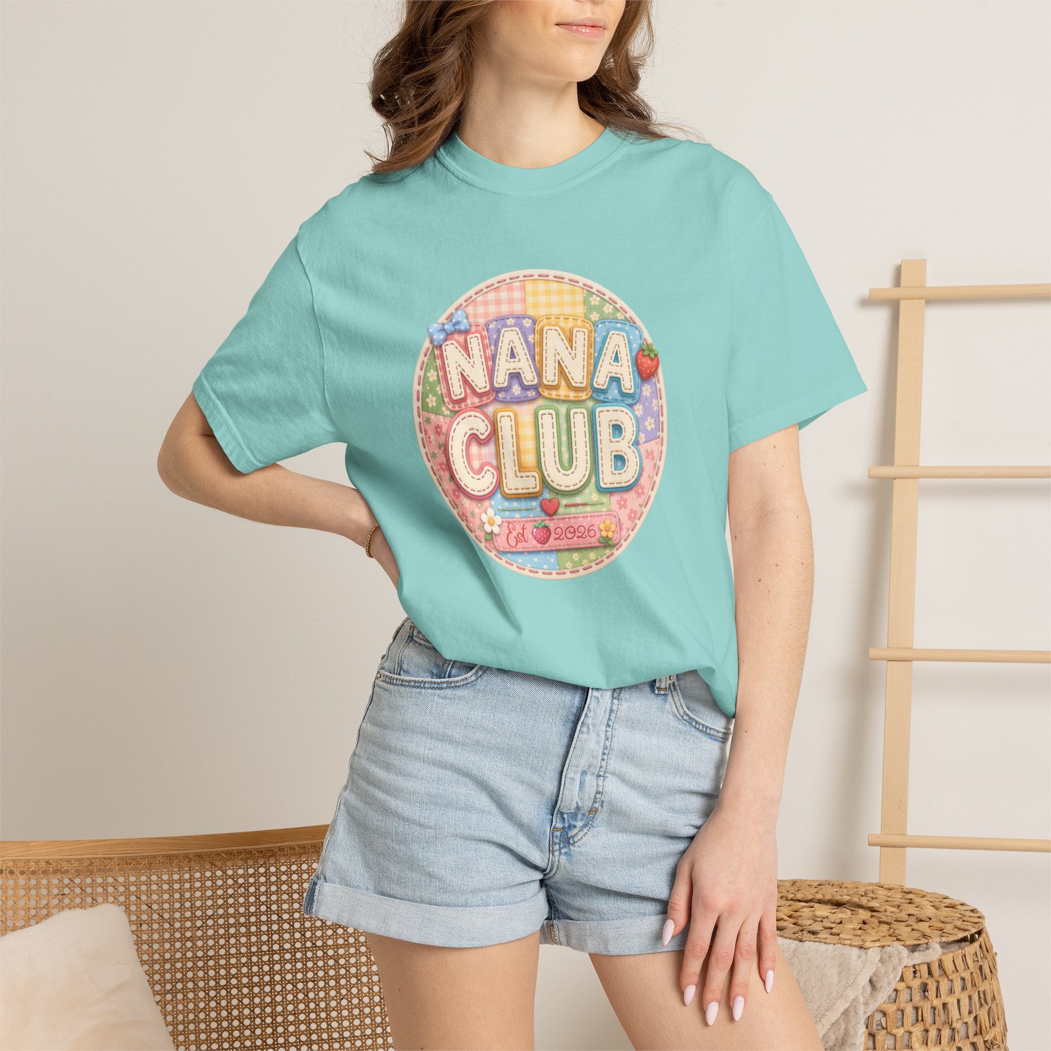 Nana Club T-Shirt — Retro Pastel Grandma Gift Tee