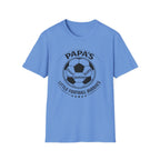 T-Shirt — "Papa's Little Football Buddies" Personalized Soccer Dad Tee