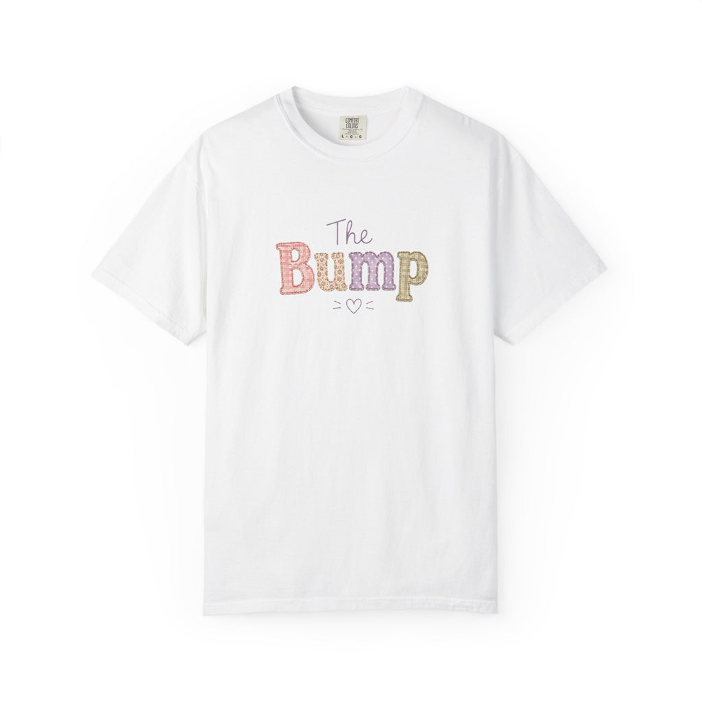 Maternity T-Shirt — 'The Bump' Pastel Vintage Graphic Tee