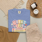 Grans Club Rules T-Shirt — Cute Floral Grandma Shirt, Funny Grandmother Gift for Mother's Day