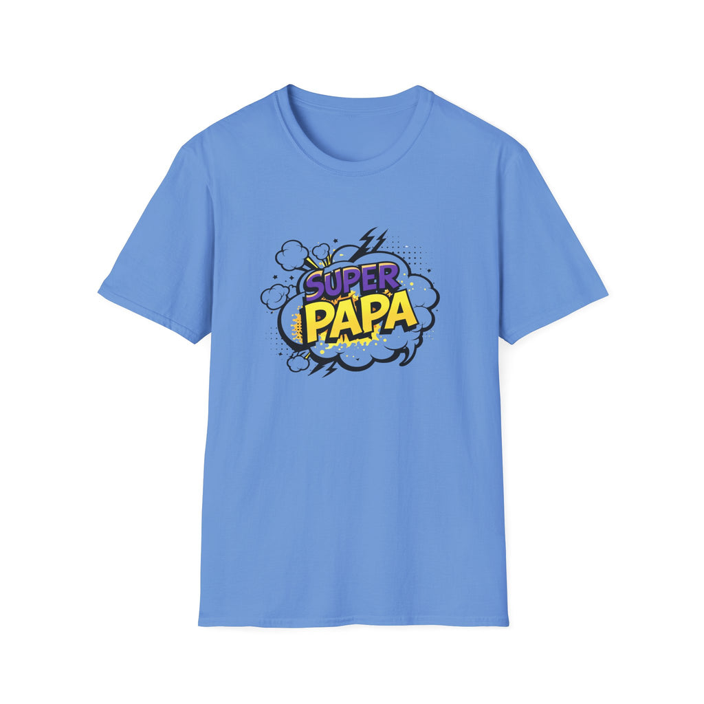 Super Papa T-Shirt — Comic Book Style Father’s Day Tee