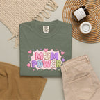 Mum Power T-Shirt — Cute Pink Heart Mothers Day Tee