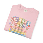 Granny's Club T‑Shirt – Cute Pastel 'Granny's Club' Rules Graphic Tee for Grandmothers