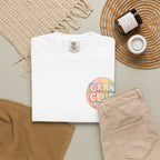 T-Shirt — "Gran Club" Retro Floral Badge Tee