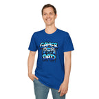 Gamer Dad T-Shirt — Blue Controller T-shirt