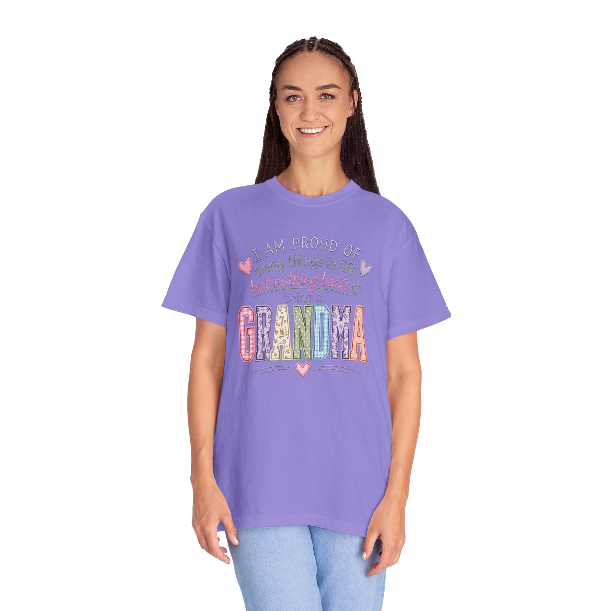 Grandma Pride T-Shirt – "I Am Proud of Many Things in Life but Nothing Beats Being a Grandma"