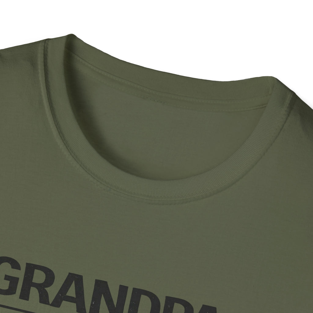 Grandpa Warning T-Shirt — "Unlimited Biscuit Access" Funny Grandpa Tee