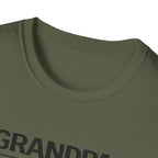 Grandpa Warning T-Shirt — "Unlimited Biscuit Access" Funny Grandpa Tee