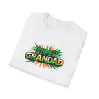 Super Grandad Ireland Flag/Irish themed T-Shirt — Retro Comic Style Gift for Grandpa (Father's Day, Birthday)