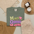T‑Shirt — "Moms Overload Mini-Hugs" Cute Colorful Graphic Tee