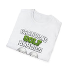 Grandpa’s Golf Buddies T-Shirt — Personalized Names on Golf Balls