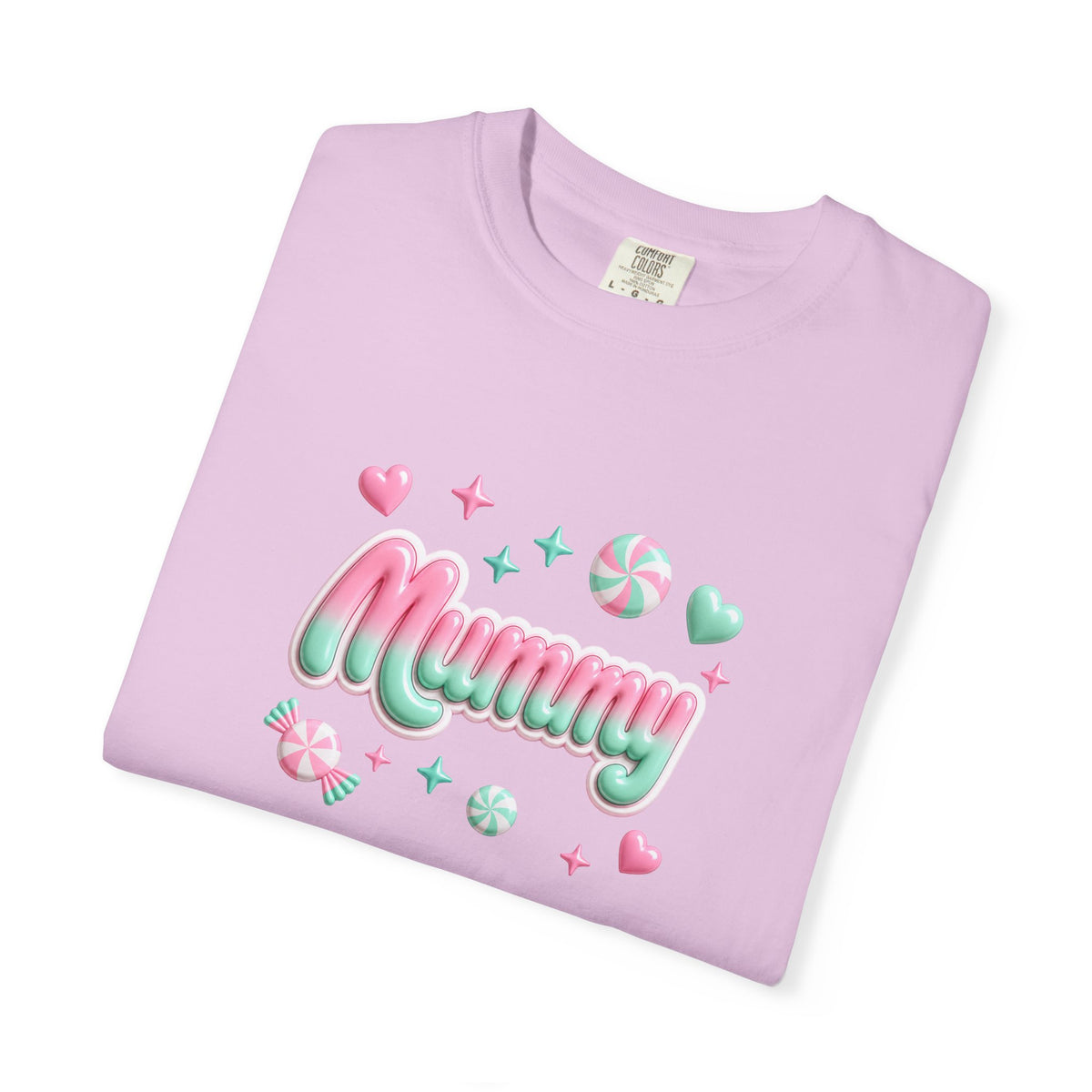 Mummy Pastel Candy Script T-Shirt