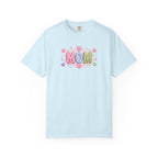 Mom Hearts T‑Shirt — Cute Pastel "MOM" Graphic Tee for Mother's Day & Everyday