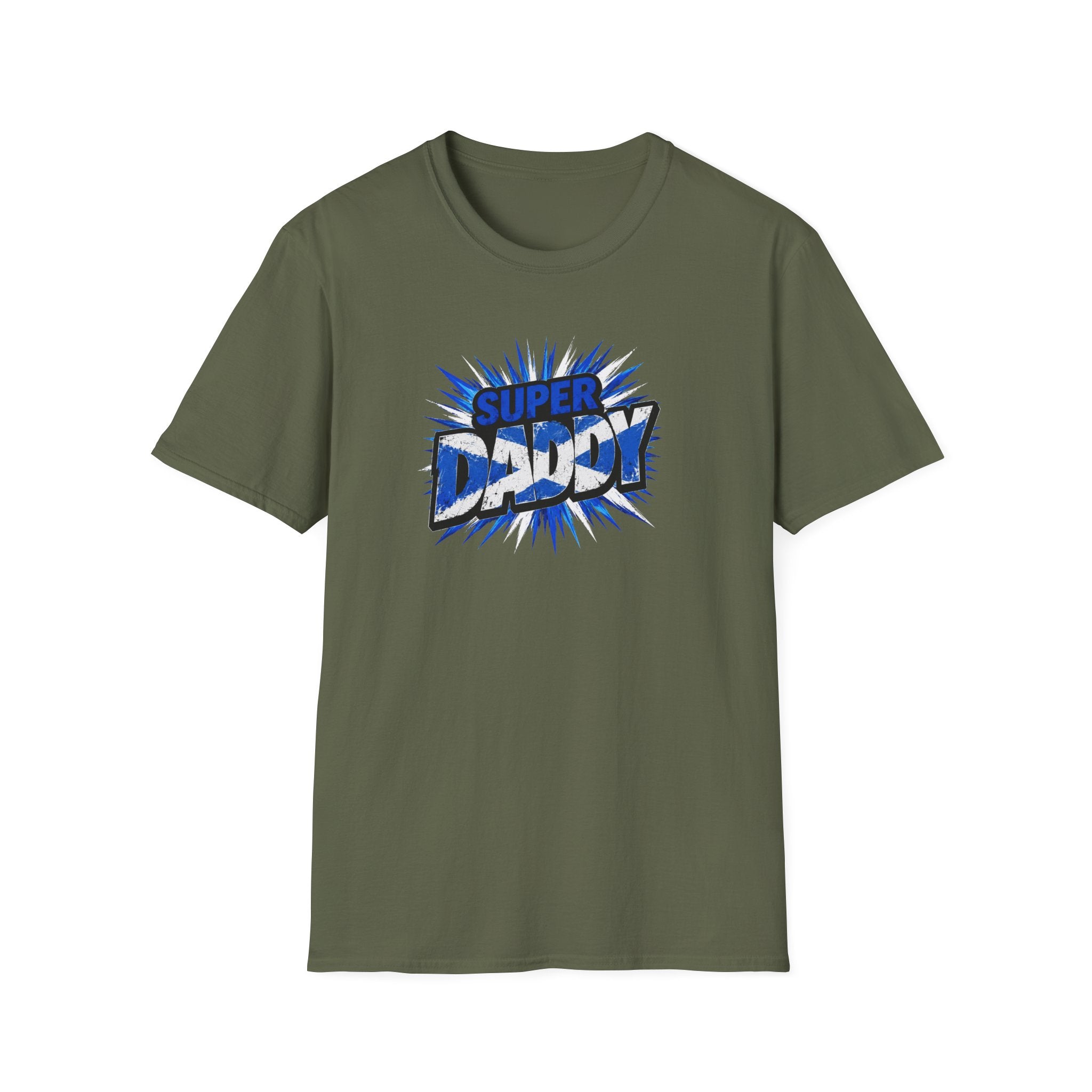 Super DADDY Scotland Flag themed T-Shirt