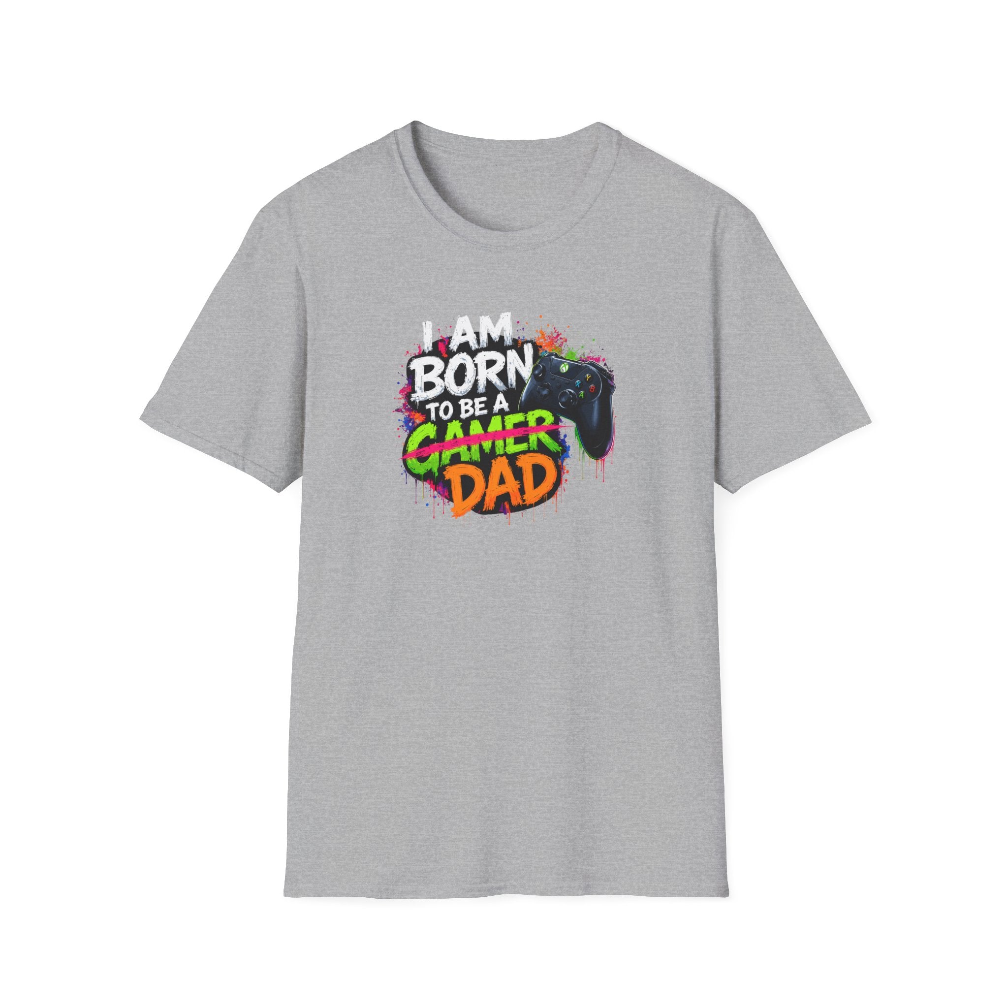 "I Am Born To Be A Gamer Dad" T‑Shirt