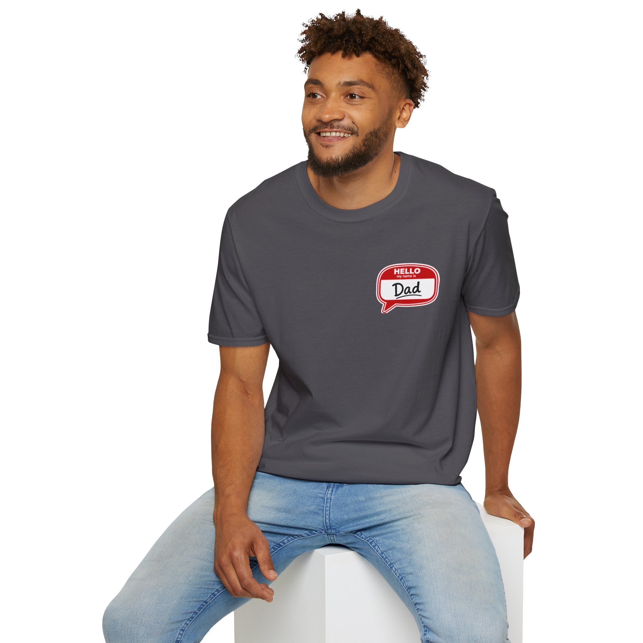 Hello Dad Speech Bubble T-Shirt — Father's Day Gift Tee
