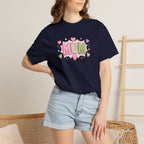 MUM Heart Patch Graphic T-Shirt — Cute Floral Mother’s Day Gift