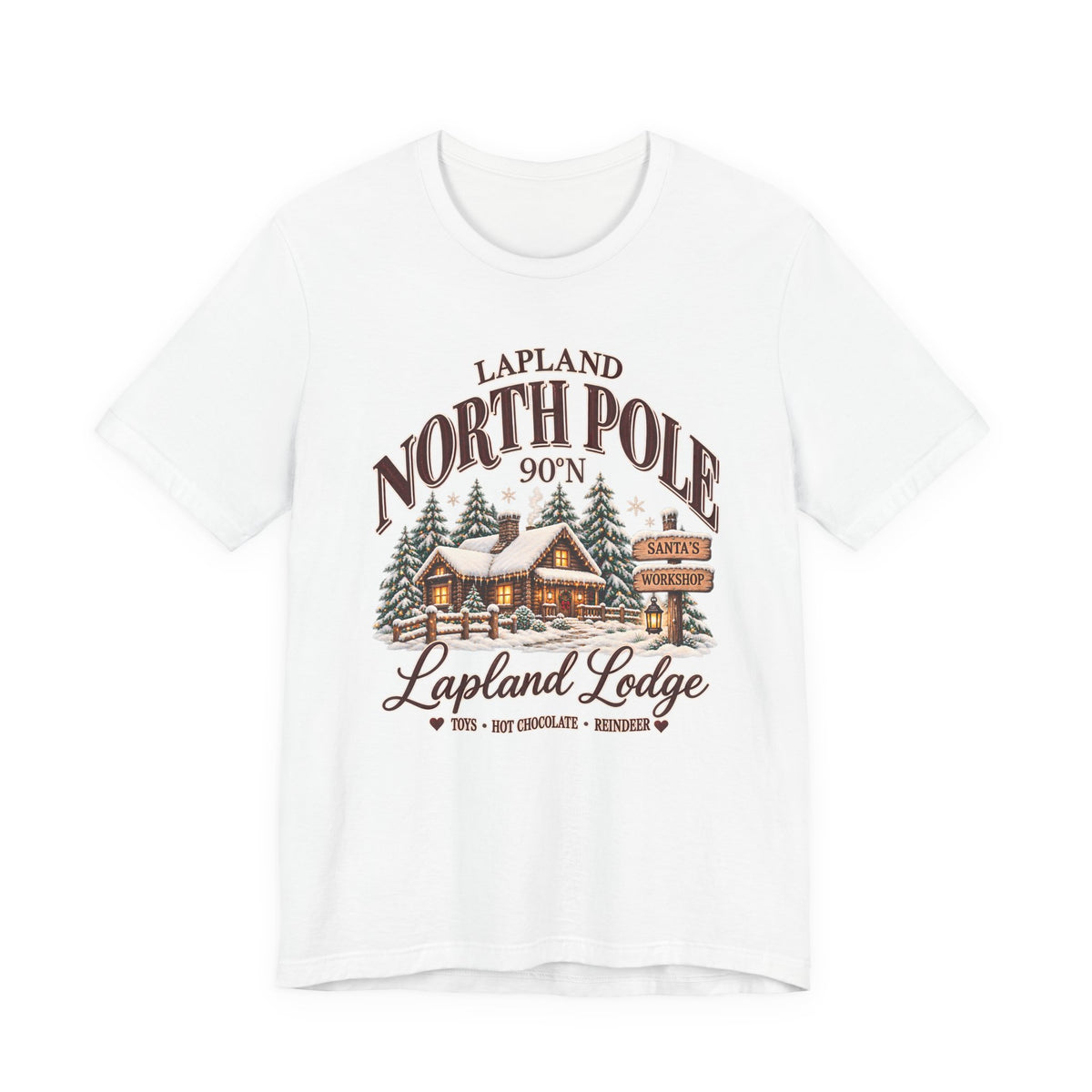 Lapland North Pole Lodge Christmas T-Shirt