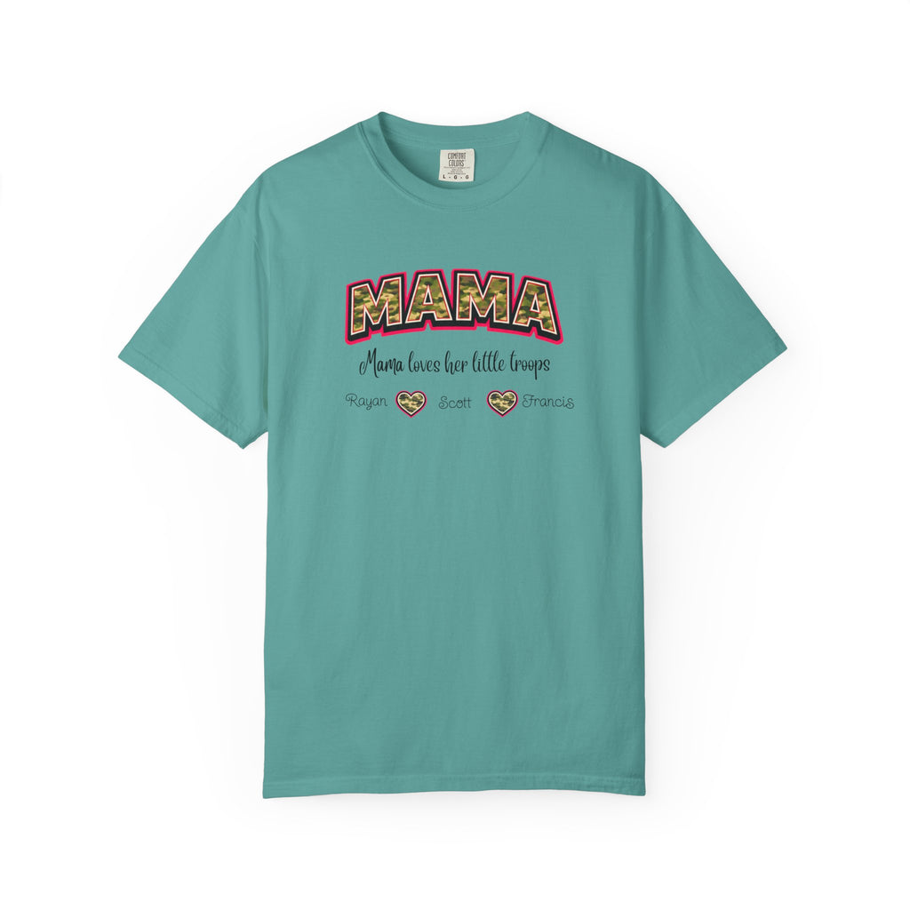 Mama Floral Heart T‑Shirt — 'Mama Means Love for Little Snuggs' Mother's Day Tee