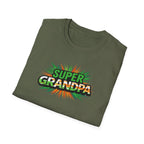 Super Grandpa Ireland Flag/Irish themed T-Shirt — Retro Comic Father's Day Gift
