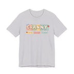 Granny Retro Nameplate T‑Shirt — Personalized Grandma Tee