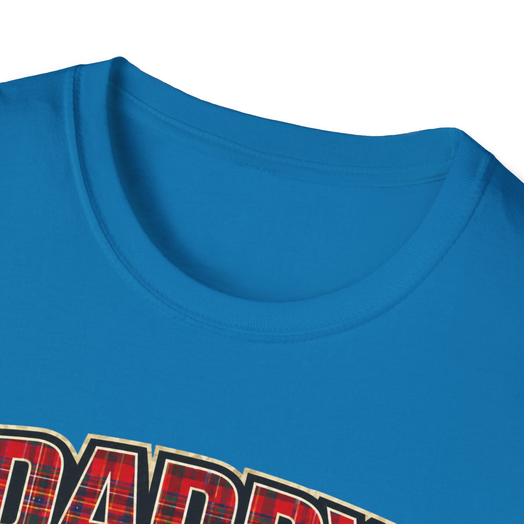 Daddy Plaid Father’s Day T-Shirt — 'Daddy Loves You More Than Coffee' Graphic Tee