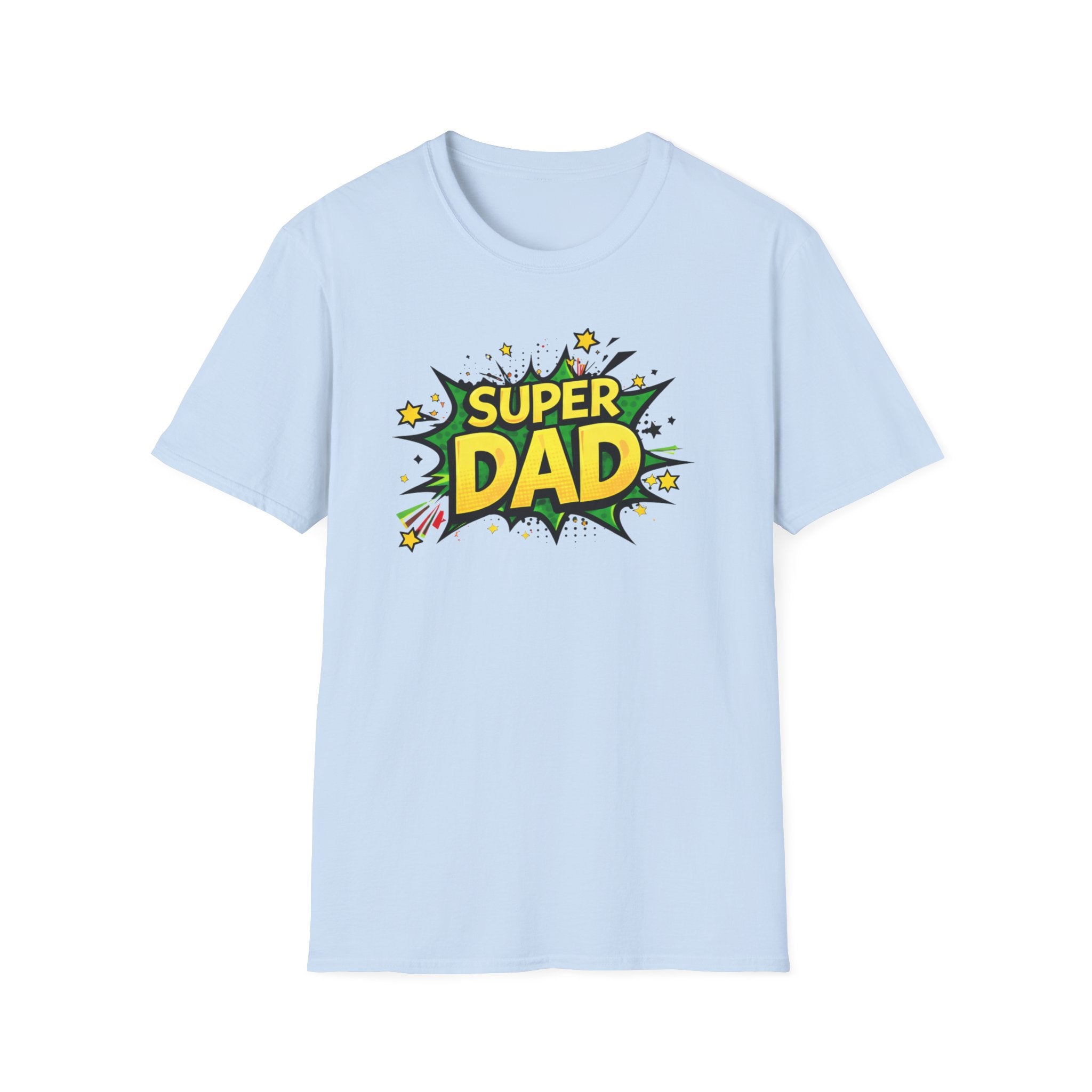 Super Dad Comic-Style T-Shirt — Father's Day Gift Tee