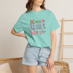 MUM Acronym Heart Graphic T-Shirt — "Mess Utter Chaos My Loves" Mother's Day Tee