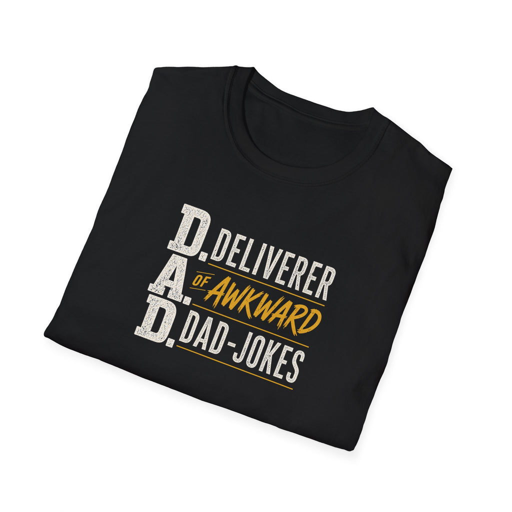 Dad T‑Shirt — D.A.D. "Deliverer of Awkward Dad‑Jokes" Funny Fathers Day Tee