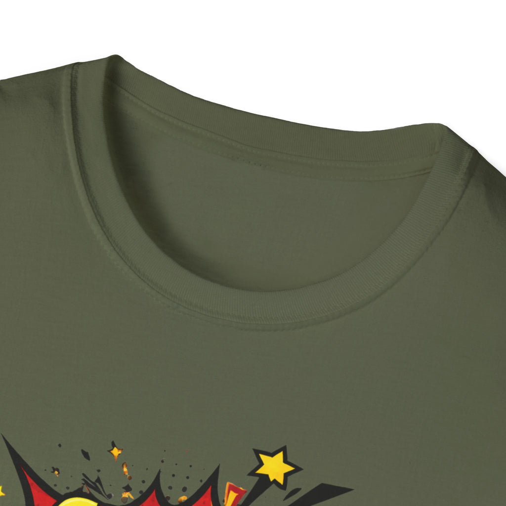 Super Grandpa T-Shirt – Comic Book Retro Graphic Tee for Grandfathers