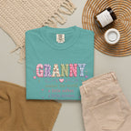Granny Floral Graphic T-Shirt — "Granny makes the world a little softer, a little kinder, a little warmer"