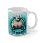 Copy of Pug Mug — "I Puggin' Like You!" in Teal Cute Dog Lover Coffee Mug
