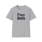 T-Shirt — "Papa is the Boss" Funny Father's Day Tee