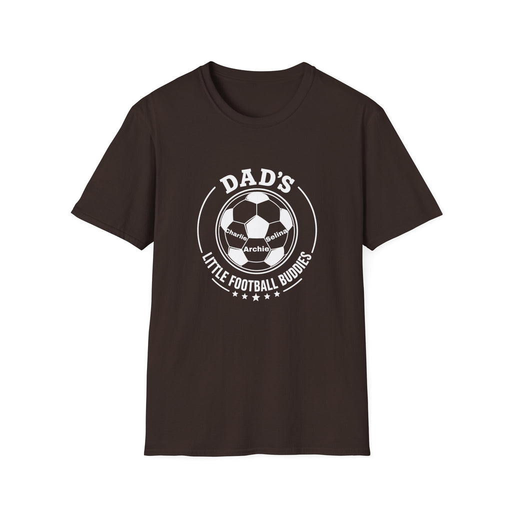 Dad’s Little Football Buddies Tee - Add Names- Personalise