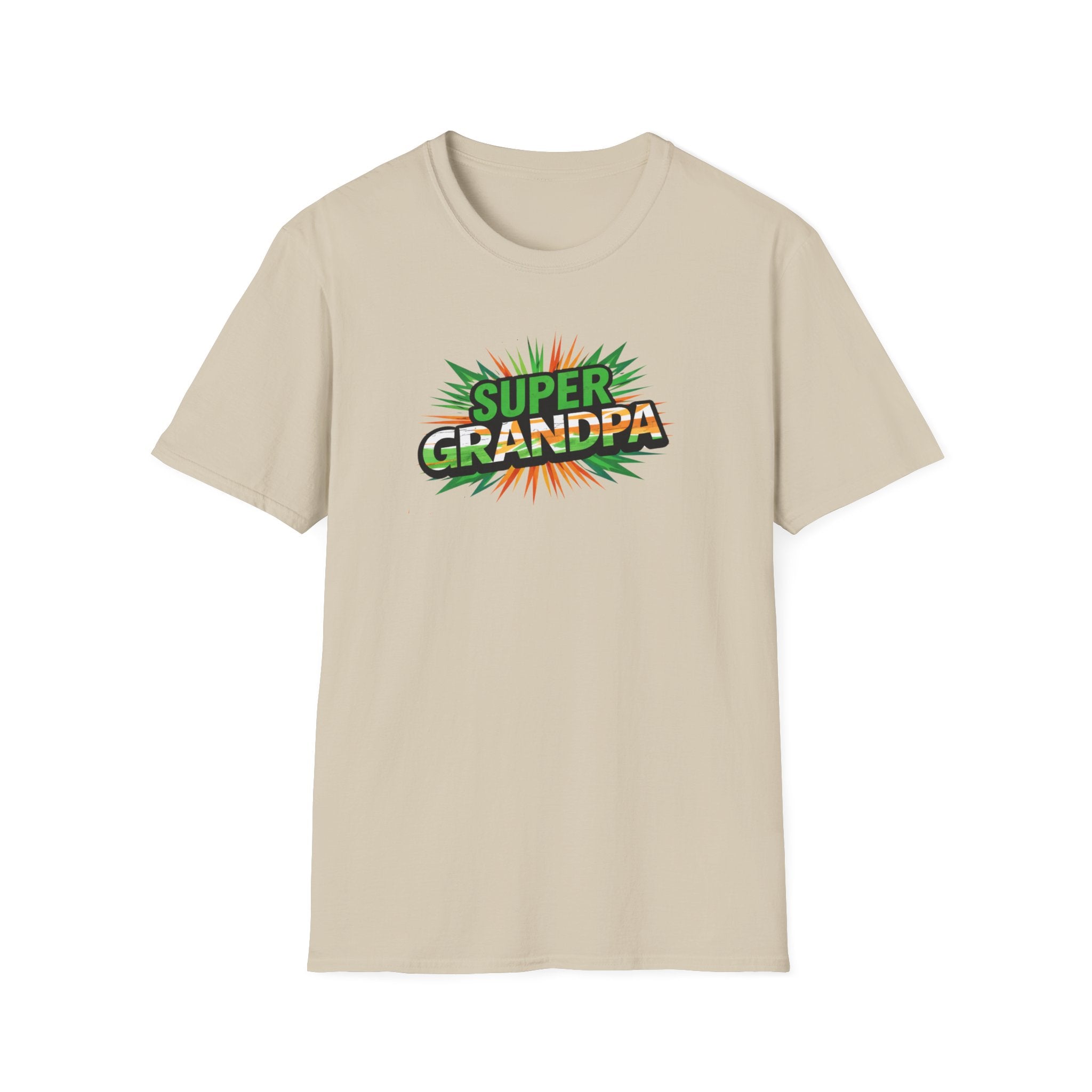 Super Grandpa Ireland Flag/Irish themed T-Shirt — Retro Comic Father's Day Gift