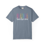 Grandma Pastel Rainbow T-Shirt — 'GRANDMA' Retro Lettering Tee
