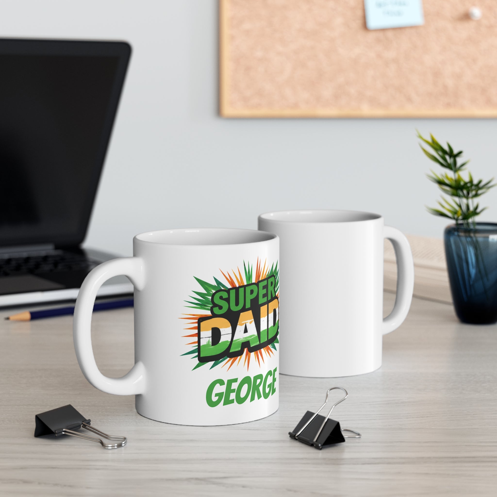 Super DAID Irish Flag Mug - Add Name -Personalise