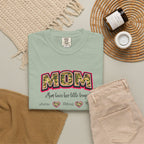 Mom Camo Graphic T-Shirt — "MOM Most Loved Her Little People" Floral Heart Tee