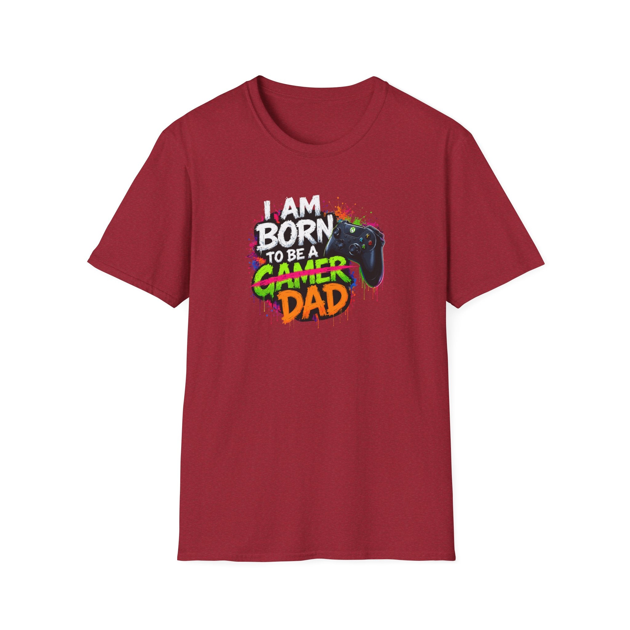"I Am Born To Be A Gamer Dad" T‑Shirt
